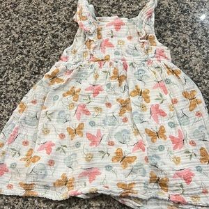 Tullabee butterfly linen dress